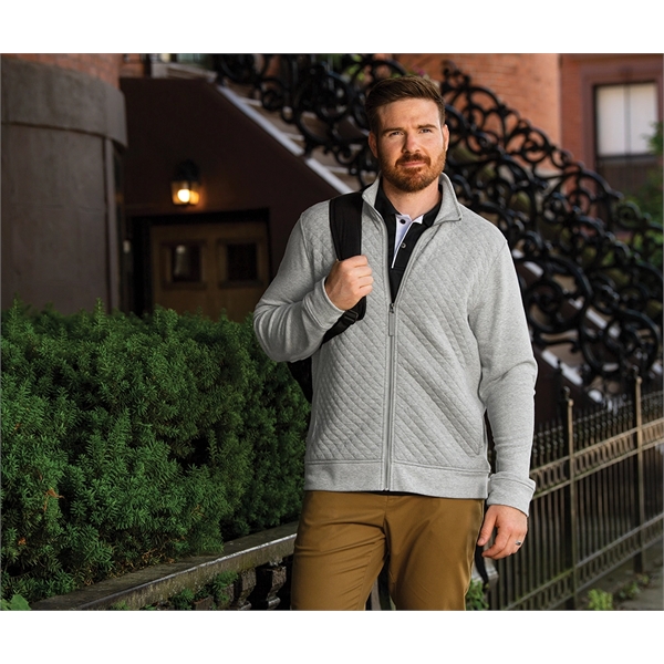 Our Men's Franconia Pullover has modern, stylish quilting and comes in... from ASI 44620 Charles River Apparel