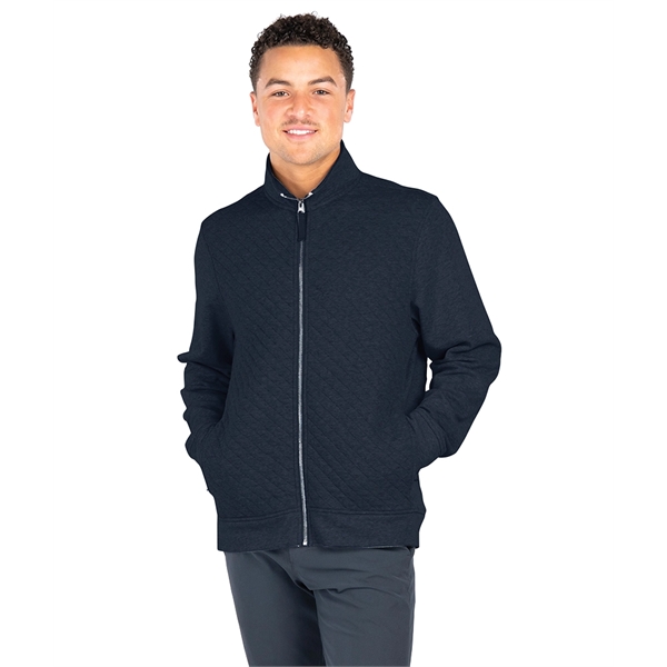 Our Men's Franconia Pullover has modern, stylish quilting and comes in... from ASI 44620 Charles River Apparel
