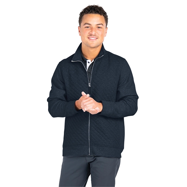 Our Men's Franconia Pullover has modern, stylish quilting and comes in... from ASI 44620 Charles River Apparel