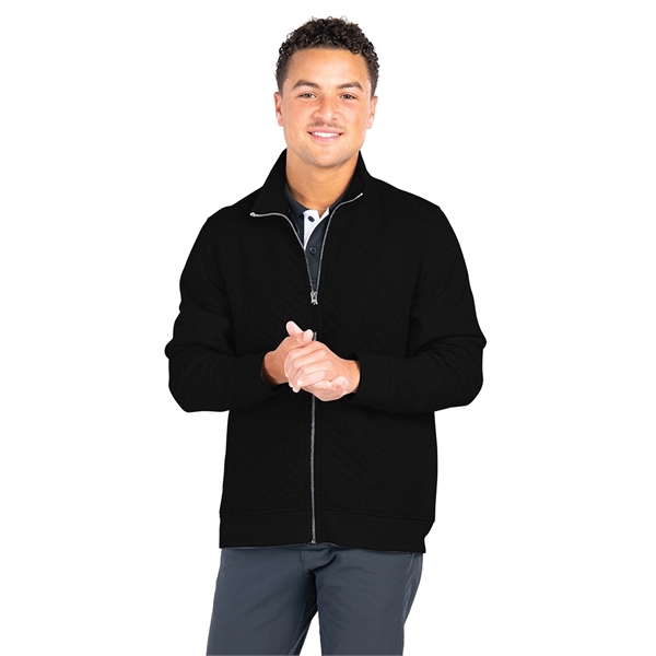 Our Men's Franconia Pullover has modern, stylish quilting and comes in... from ASI 44620 Charles River Apparel