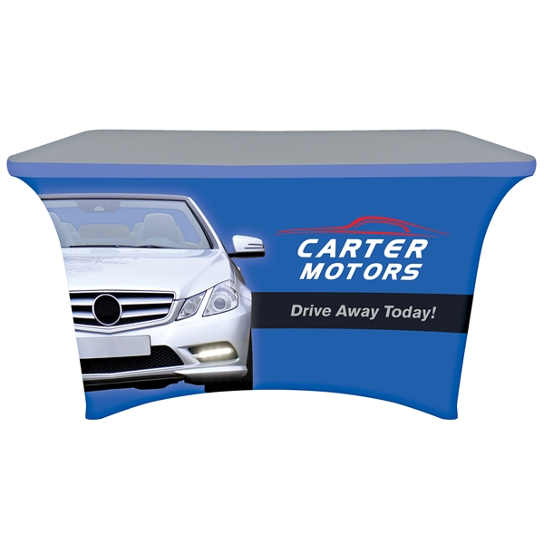 4' Fully Customized Stretch Table Covers.... from ASI 80228 Quinn