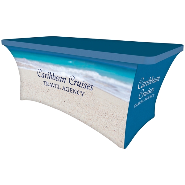 79' x 110" Fully Customized Stretch Table Covers... from ASI 80228 Quinn