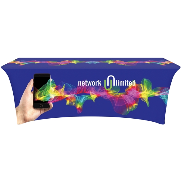 79" x 134" Fully Customized Stretch Table Covers... from ASI 80228 Quinn