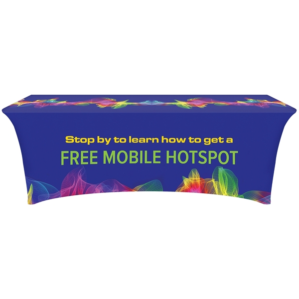 79" x 134" Fully Customized Stretch Table Covers... from ASI 80228 Quinn