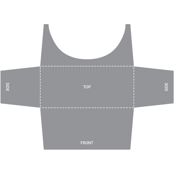 6' Fully Customized Open Back Stretch Style Table Cover... from ASI 80228 Quinn