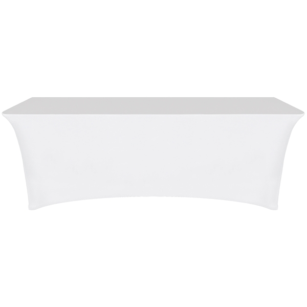 8' Fully Customized Open Back Stretch Style Table Cover... from ASI 80228 Quinn