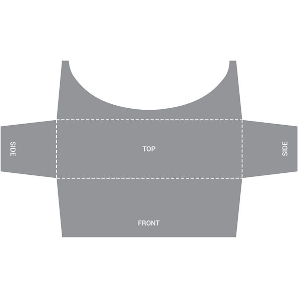 8' Fully Customized Open Back Stretch Style Table Cover... from ASI 80228 Quinn