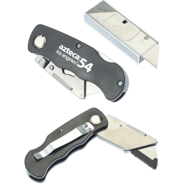 6" Utility folding knife with 5 extra blades... from ASI 36988 Artek USA Inc