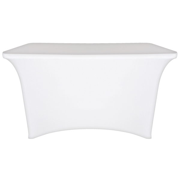 4' Fully Customized Zipper Back Stretch Style Table Cover... from ASI 80228 Quinn