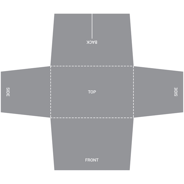 4' Fully Customized Zipper Back Stretch Style Table Cover... from ASI 80228 Quinn