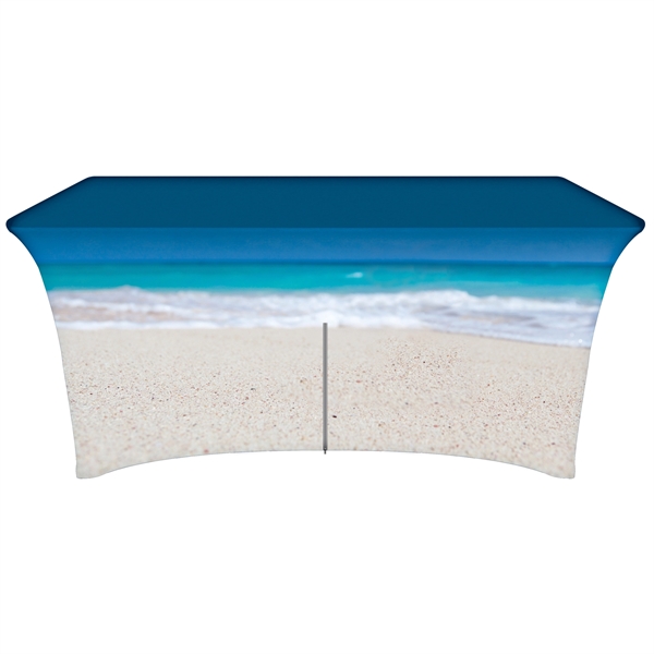 6' Fully Customized Zipper Back Stretch Style Table Cover... from ASI 80228 Quinn