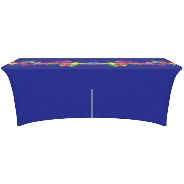 8' Fully Customized Zipper Back Stretch Style Table Cover... from ASI 80228 Quinn