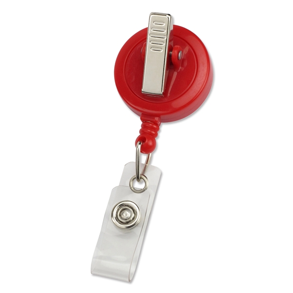 Economical custom badge reels come with a slide-type belt clip and... from ASI 79898 Promovision / PROMOVISION