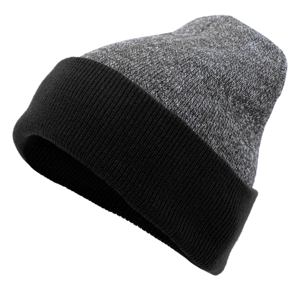 Heather Two-Tone Cuff Beanie... from ASI 37461 Augusta Sportswear / Pacific Headwear