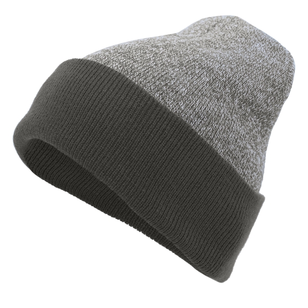 Heather Two-Tone Cuff Beanie... from ASI 37461 Augusta Sportswear / Pacific Headwear