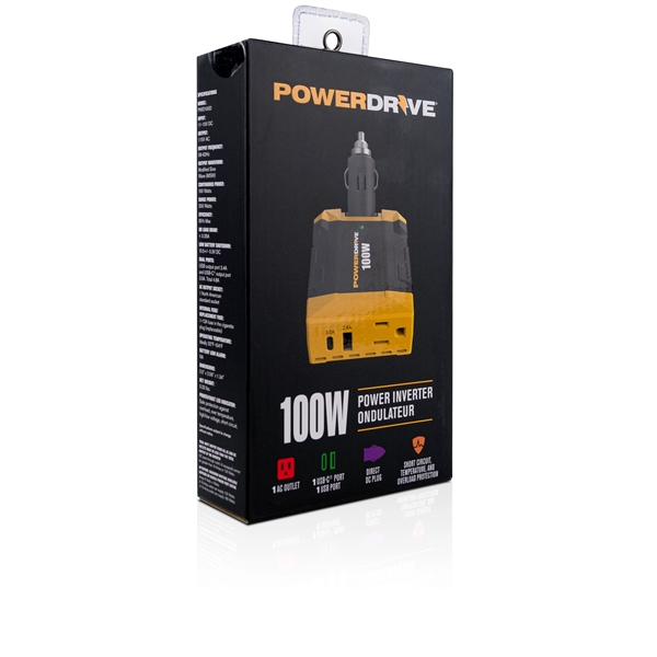 100 watt direct plug power inverter... from ASI 62192 Illinois Glove Co / IGC Promo