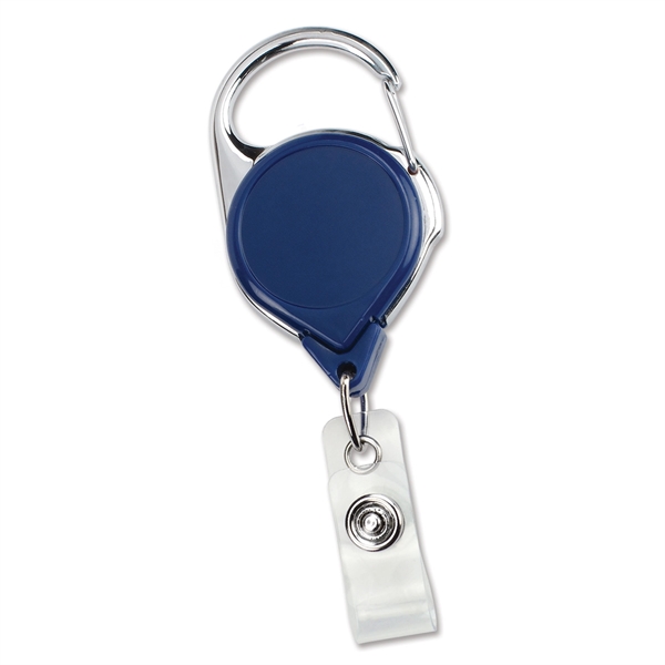 These quality carabiner badge reels feature a chrome pressure release latch... from ASI 79898 Promovision / PROMOVISION