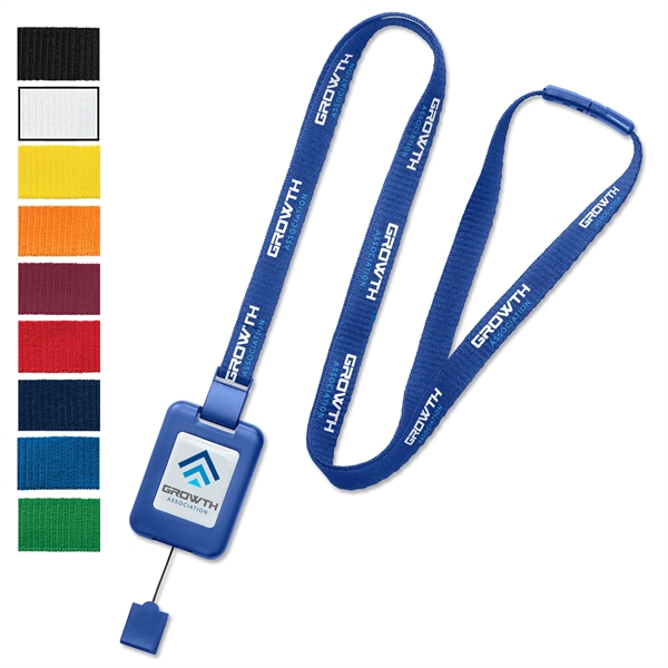 Use as a lanyard/badge reel combo or detach and use the... from ASI 79898 Promovision / PROMOVISION