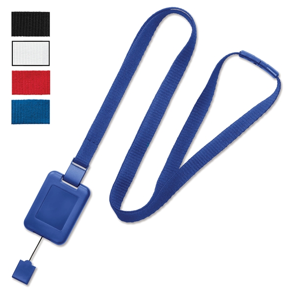Use as a lanyard/badge reel combo or detach and use the... from ASI 79898 Promovision / PROMOVISION