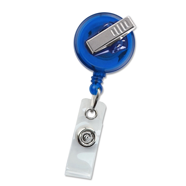 MaxLabel custom badge reels feature an extra large imprint area for... from ASI 79898 Promovision / PROMOVISION