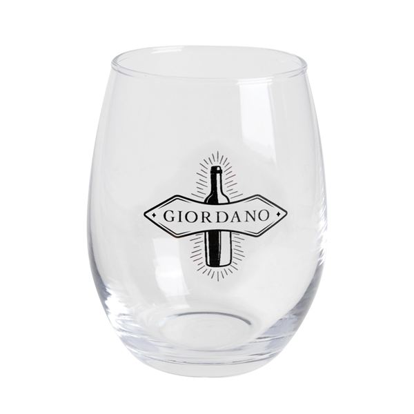 9 oz. stemless wine glass with tapered design and flat bottom.... from ASI 62088 IDProductsource