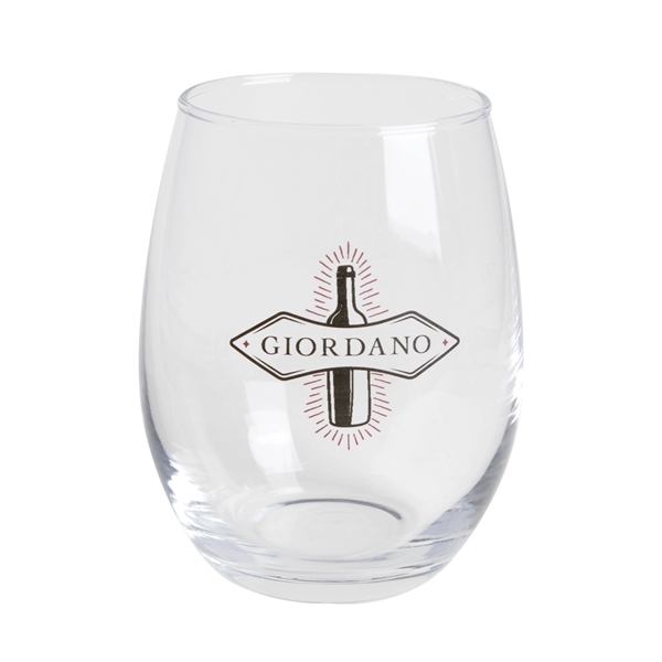 9 oz. stemless wine glass with tapered design and flat bottom.... from ASI 62088 IDProductsource