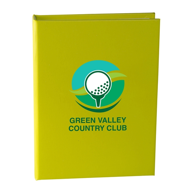 4.125" x 3.125" x 0.5" sticky memo notebook with 250 notes... from ASI 63549 Jornik Manufacturing Corp