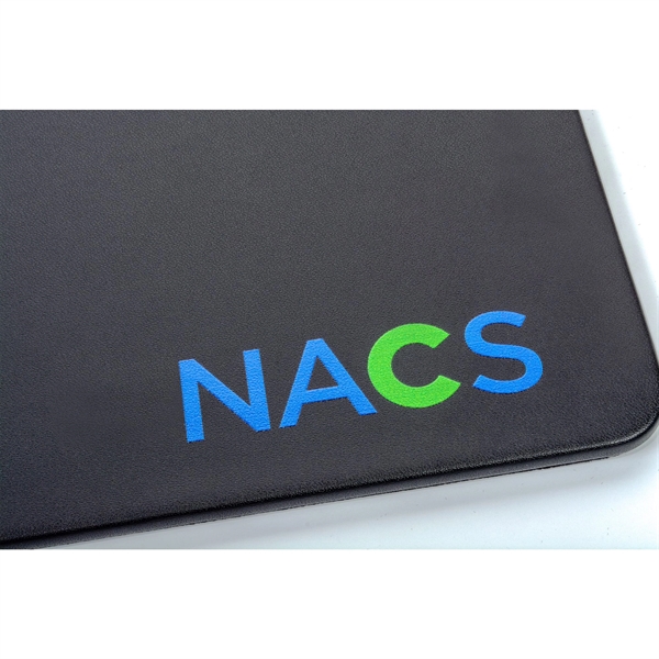 Black leather conference pad measuring 20" L x 16" W with... from ASI 48125 Dacasso / DaCasso