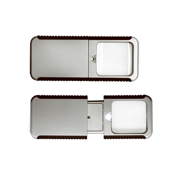 Magnifying glass with LED light with 1 color pad print imprint... from ASI 37218 Athena Promo (tm)