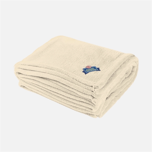 Chenille 100% plush polyester blanket, large 62" x 48".... from ASI 61125 Hit Promotional Products / Hit®
