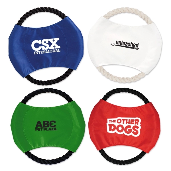 Rope throwing toys for dogs that measures 8" in diameter.... from ASI 98360 WOWLine / WOWLine®