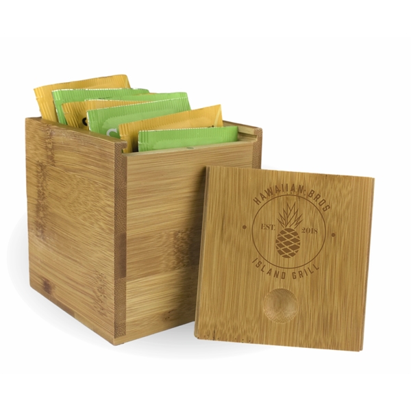 Customizable bamboo tea box with eight STASH® tea bags... from ASI 72657 Active Life Promo / Apres Ski Ingrain Promo