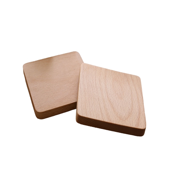 Beech wood coaster plus laser engraved on 1 side and standard... from ASI 37218 Athena Promo (tm)