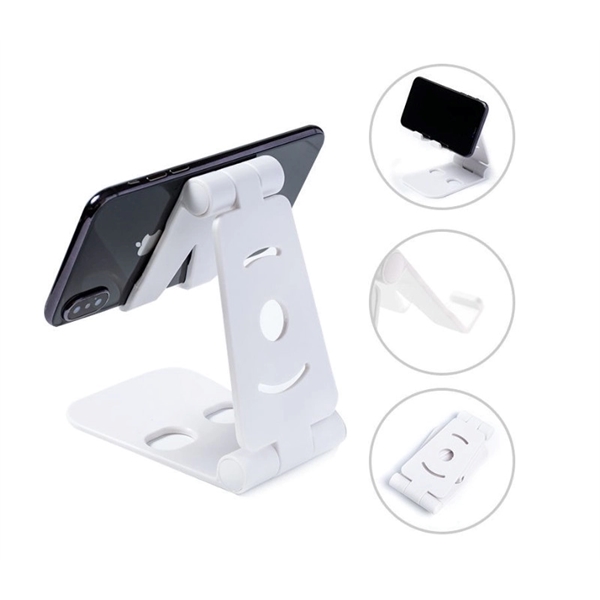 Plastic mobile phone stand and holder plus 1 color silkscreen imprint... from ASI 37218 Athena Promo (tm)