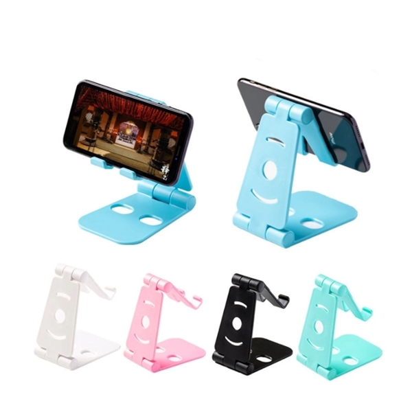 Plastic mobile phone stand and holder plus 1 color silkscreen imprint... from ASI 37218 Athena Promo (tm)