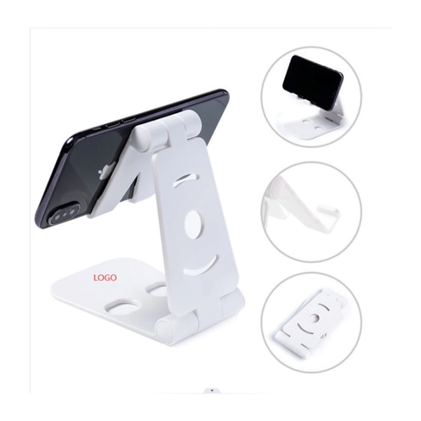 Plastic mobile phone stand and holder plus 1 color silkscreen imprint... from ASI 37218 Athena Promo (tm)