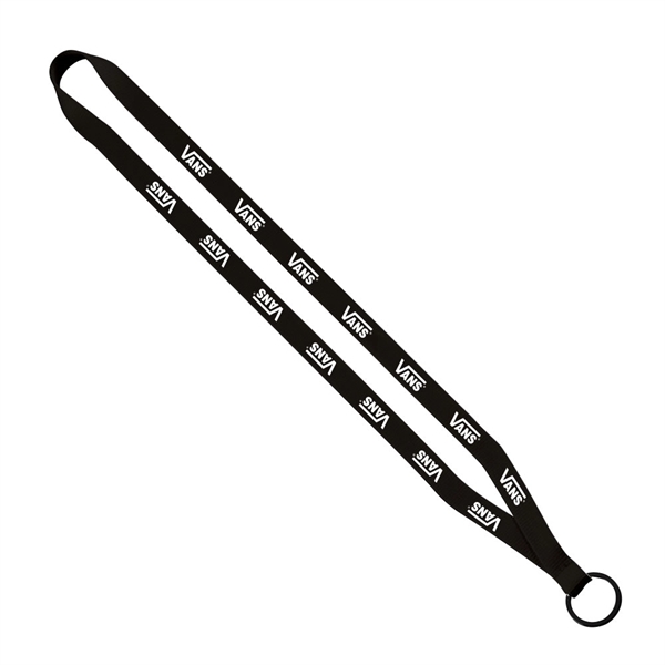 1/2" x 16" polyester sewn lanyard with a silver split key... from ASI 88060 Snugz/USA Inc / SnugZ USA®