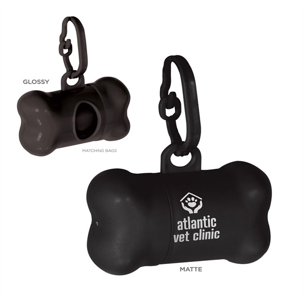 Good Promo! This delightful bone shaped doggy waste bag carrier is... from ASI 62088 IDProductsource