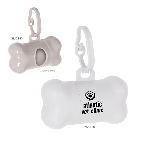 Good Promo! This delightful bone shaped doggy waste bag carrier is... from ASI 62088 IDProductsource