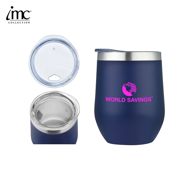 12 oz double-walled wine cup with stainless steel liner with copper... from ASI 62820 International Merch Concepts / IMC
