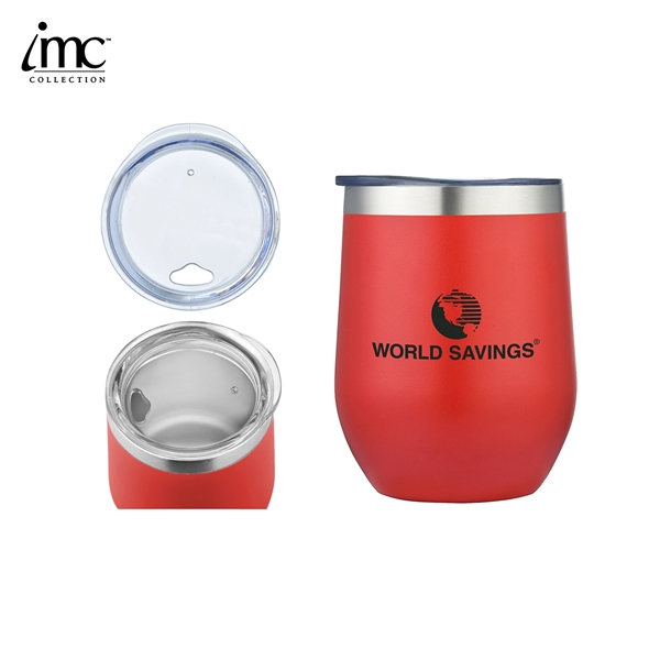 12 oz double-walled wine cup with stainless steel liner with copper... from ASI 62820 International Merch Concepts / IMC