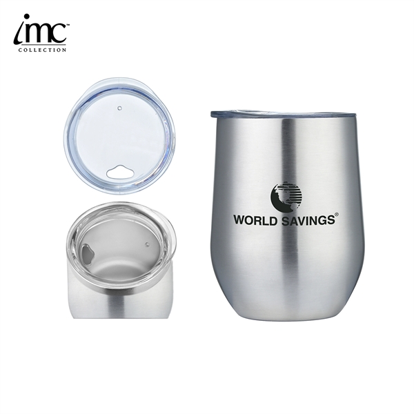 12 oz double-walled wine cup with stainless steel liner with copper... from ASI 62820 International Merch Concepts / IMC