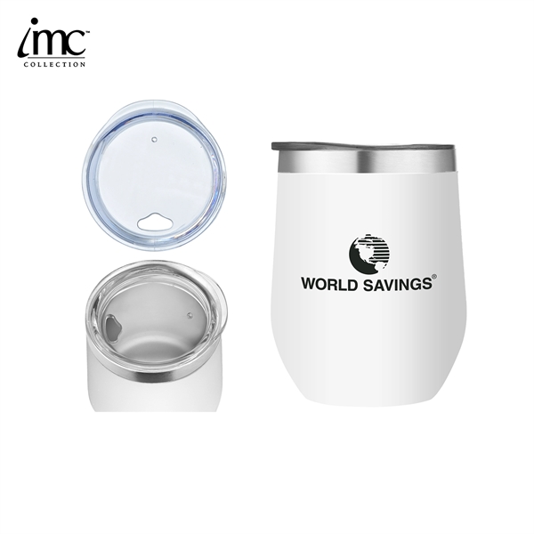 12 oz double-walled wine cup with stainless steel liner with copper... from ASI 62820 International Merch Concepts / IMC