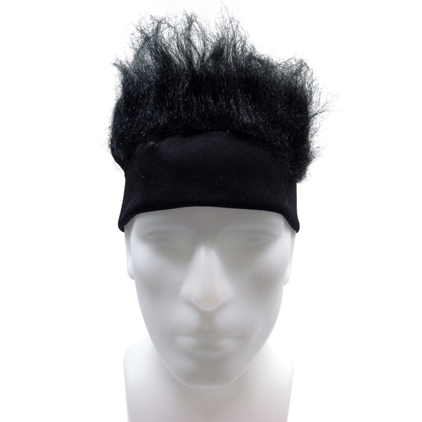 Solid color headband with fan wig in assorted colors.... from ASI 62677 iline PROMO (The Innovative Line) / iline PROMO (The Innovative Line)