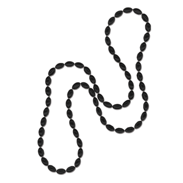 33" strand of 14 mm x 8 mm mini football-shaped beads;... from ASI 62677 iline PROMO (The Innovative Line) / iline PROMO (The Innovative Line)