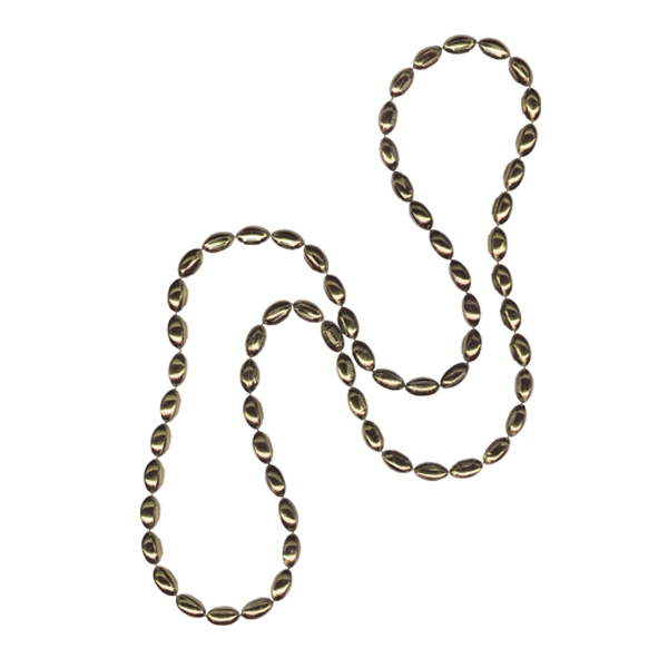 33" strand of 14 mm x 8 mm mini football-shaped beads;... from ASI 62677 iline PROMO (The Innovative Line) / iline PROMO (The Innovative Line)