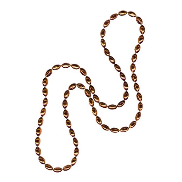 33" strand of 14 mm x 8 mm mini football-shaped beads;... from ASI 62677 iline PROMO (The Innovative Line) / iline PROMO (The Innovative Line)