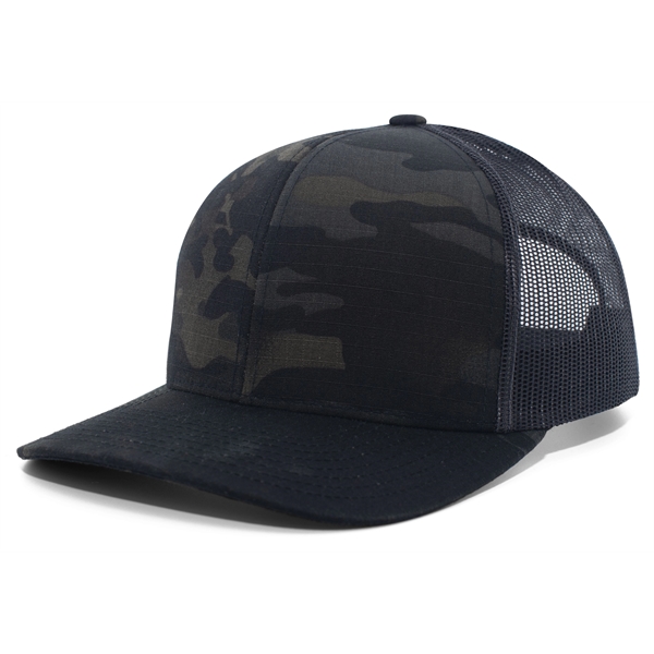 Trucker Snapback Cap combines rugged durability with breathable comfort, making it... from ASI 37461 Augusta Sportswear
