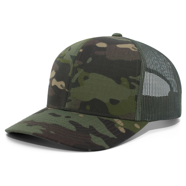 Trucker Snapback Cap combines rugged durability with breathable comfort, making it... from ASI 37461 Augusta Sportswear