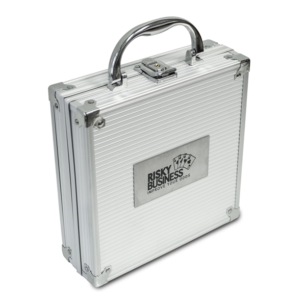 100 Piece poker set, 11.5 gram poker chips, 5 dice, and... from ASI 40544 Binaco